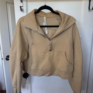 Lululemon Athletica Tan Quarter-Zip